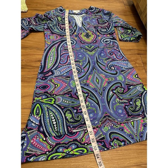Jude Connally 3/4 Sleeve Print Dress - Picture 4 of 9